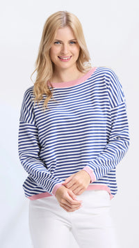 Street Jumper Denim Stripe