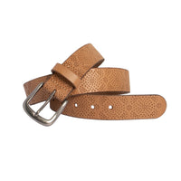 Catherine Embossed Leather Belt Natural/Tan