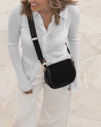 Jade Crossbody Bag Black
