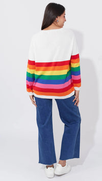 Florida Stripe Jumper Rainbow