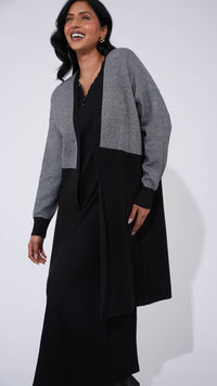 Cyprus Cardigan White/Kohl