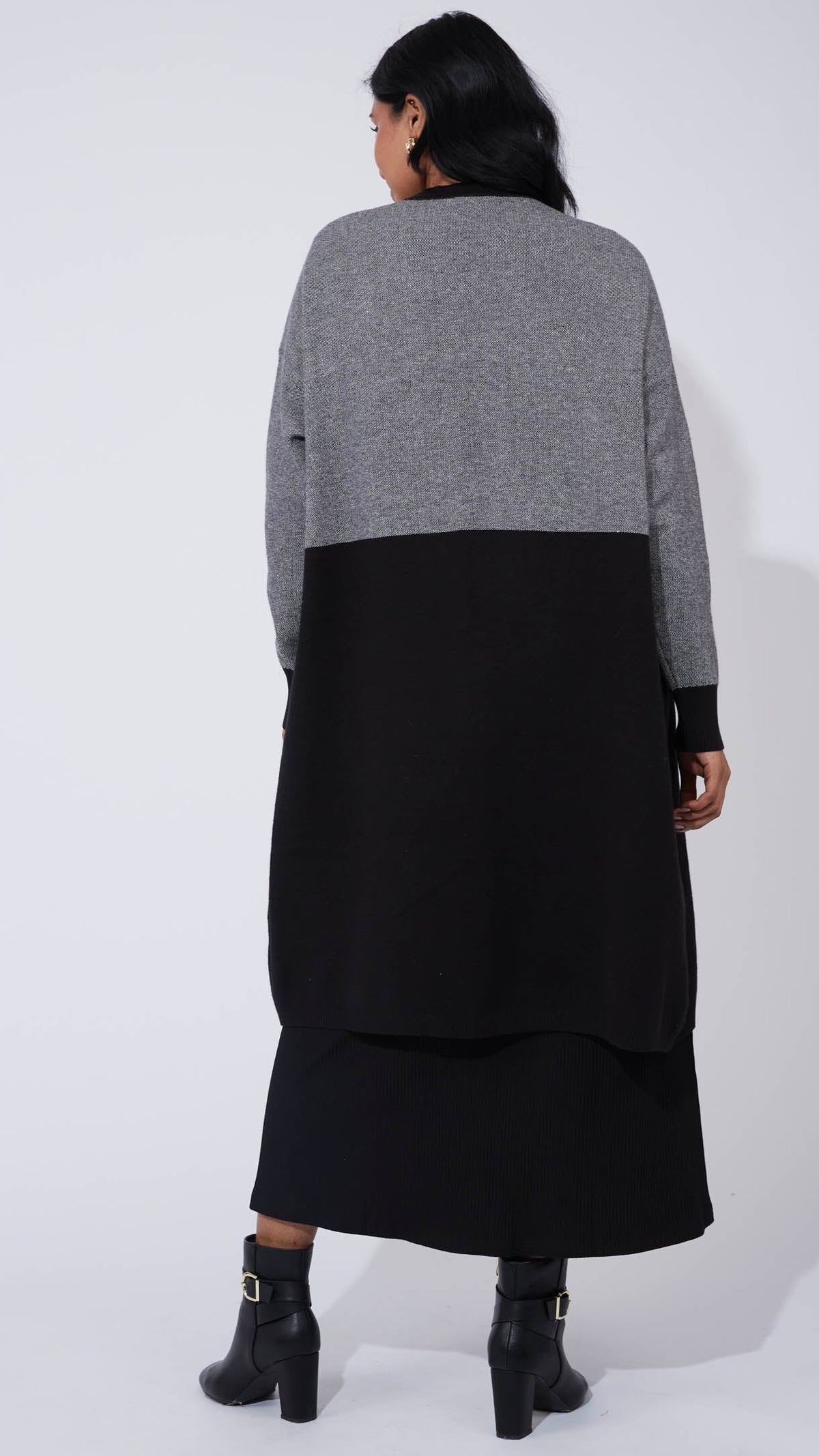 Cyprus Cardigan White/Kohl