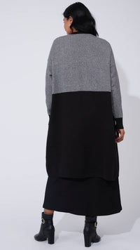 Cyprus Cardigan White/Kohl