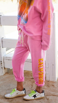 California Track Pant Pastel Pink