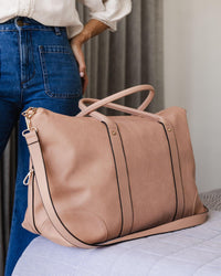 Alexis Weekender Travel Bag Blush Ezra