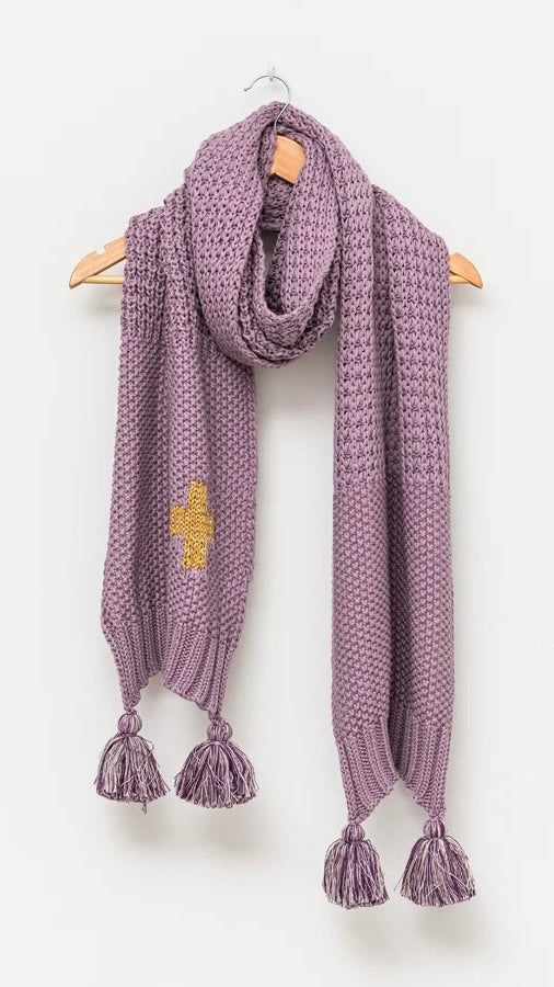 Scarf Tassels Lilac
