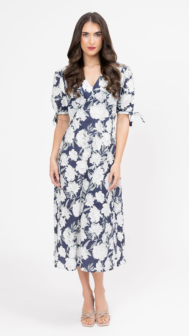 Smart Dress Midnight Sage