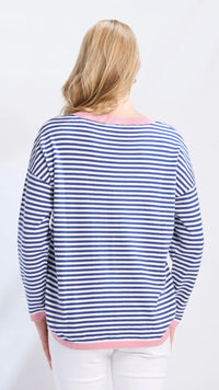 Street Jumper Denim Stripe