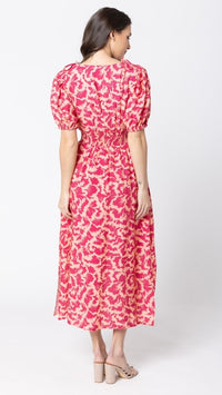 Skillfull SS Midi Dress Rosette Burst