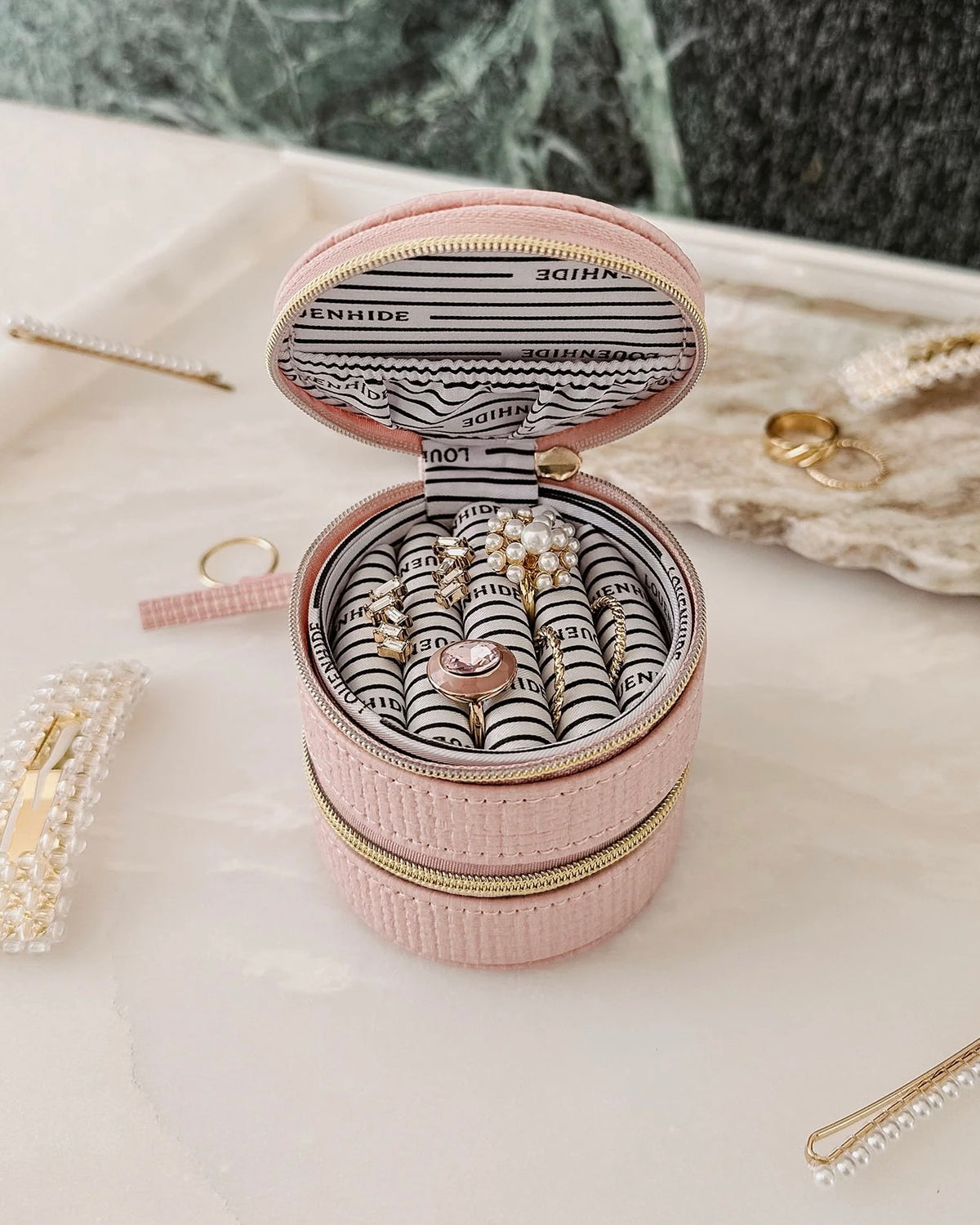 Sofia Jewellery Box Pale Pink
