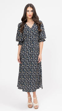 Madrid Dress Midnight Daisy