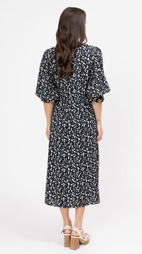 Madrid Dress Midnight Daisy