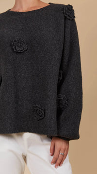 Miru Flower Jumper Ash