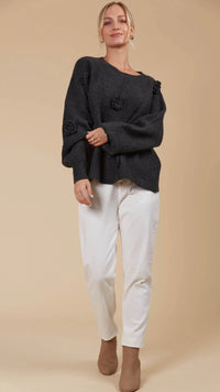 Miru Flower Jumper Ash