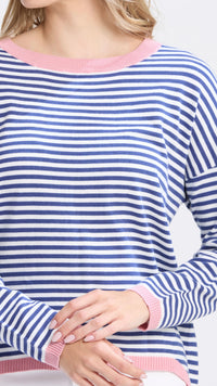 Street Jumper Denim Stripe