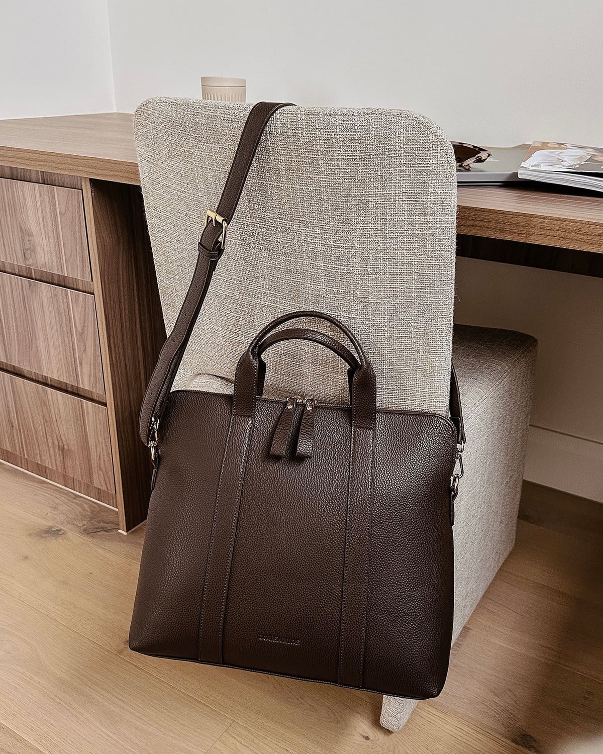 Rhodes Laptop Bag Chocolate