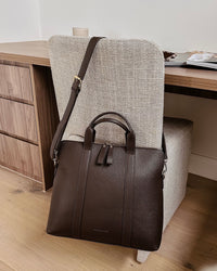 Rhodes Laptop Bag Chocolate