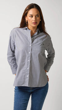 Essential Shirt Black Stripe