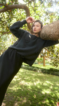 Miru Flower Jumper Ash