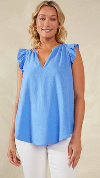Florence Frill Tank Coast