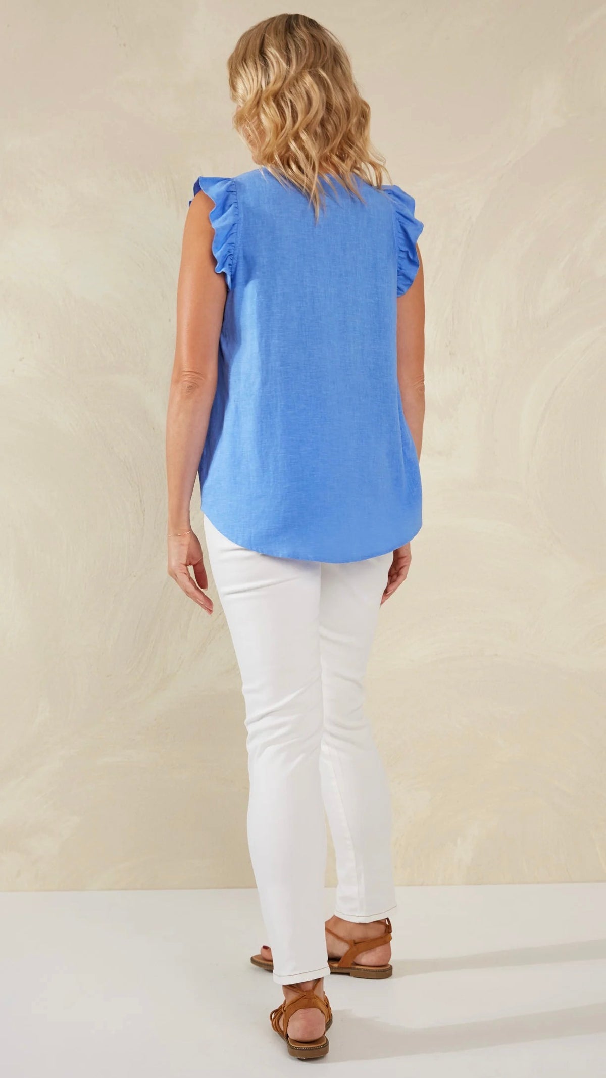 Florence Frill Tank Coast