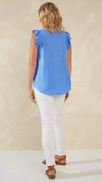 Florence Frill Tank Coast