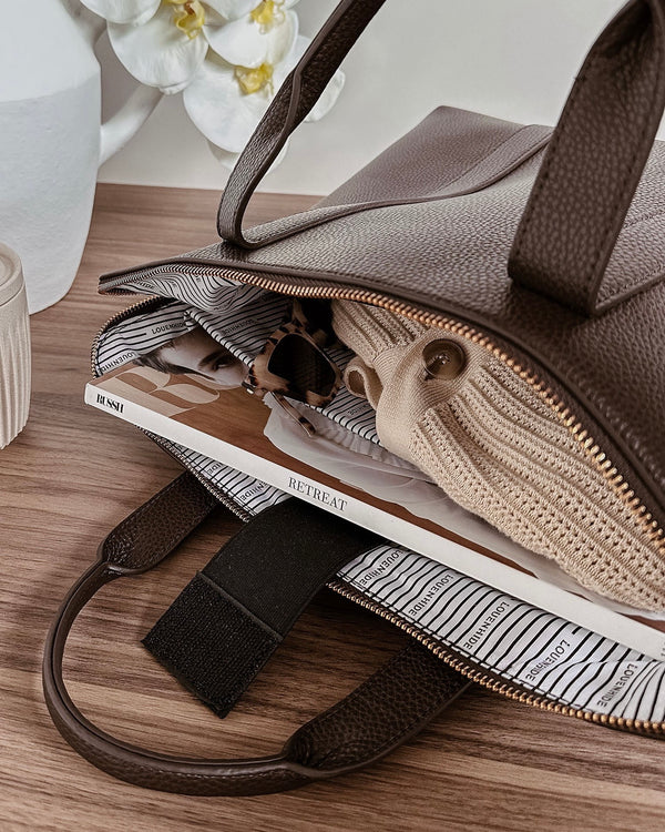 Rhodes Laptop Bag Chocolate