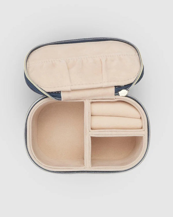 Olive Jewellery Box Navy
