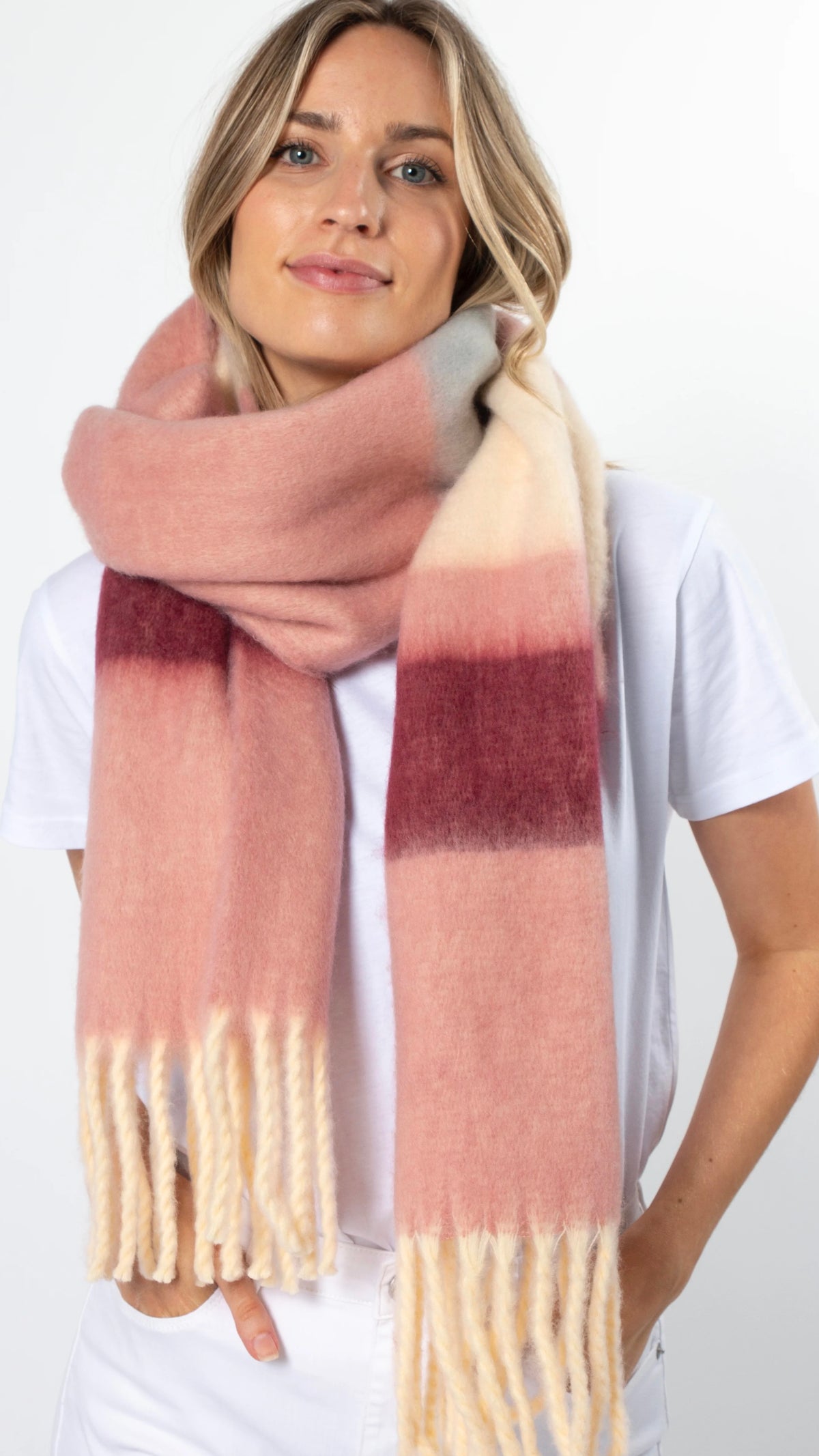 Scarf Blanket Shades of Pink