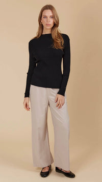 Juno Knit Top Onyx