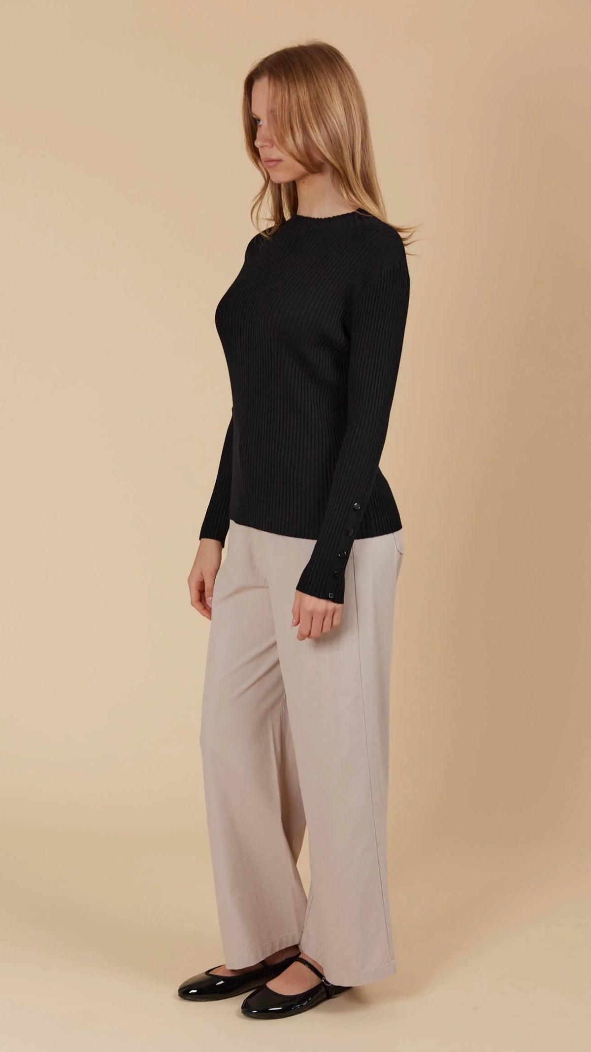 Juno Knit Top Onyx