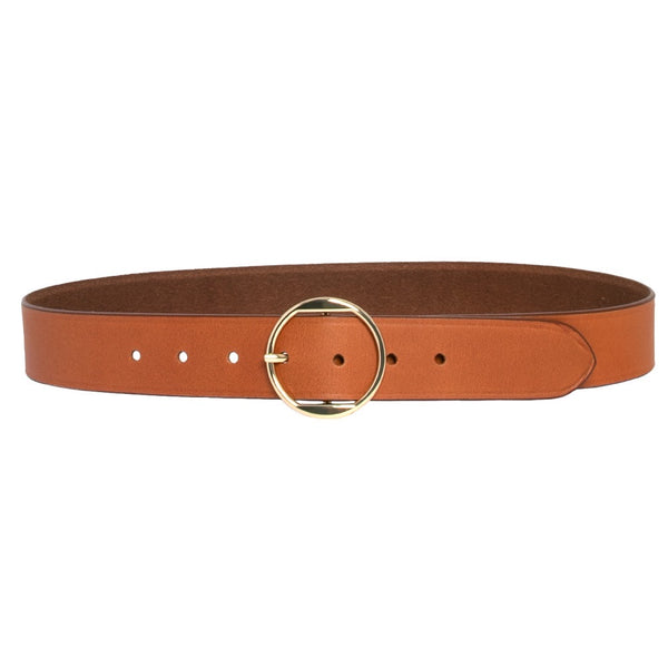 Ella Leather Belt Tobacco Tan