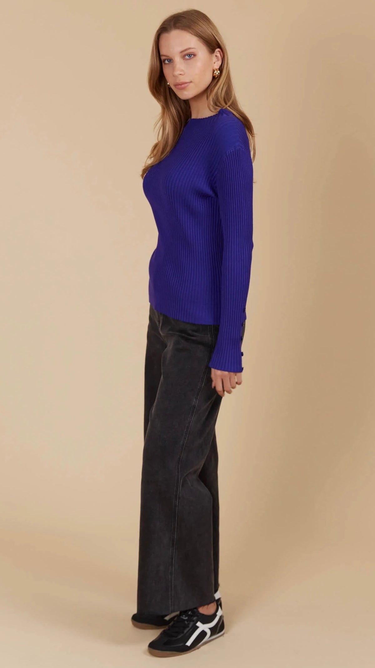 Juno Knit Top Violet