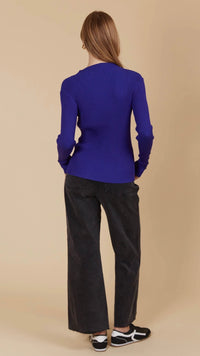 Juno Knit Top Violet