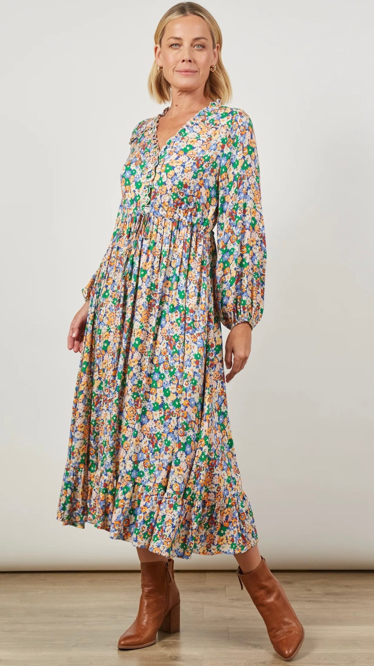 Euphoria Tie Maxi Meadow Bloom