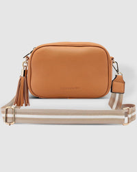 Jacinta Metallic Crossbody Bag Camel