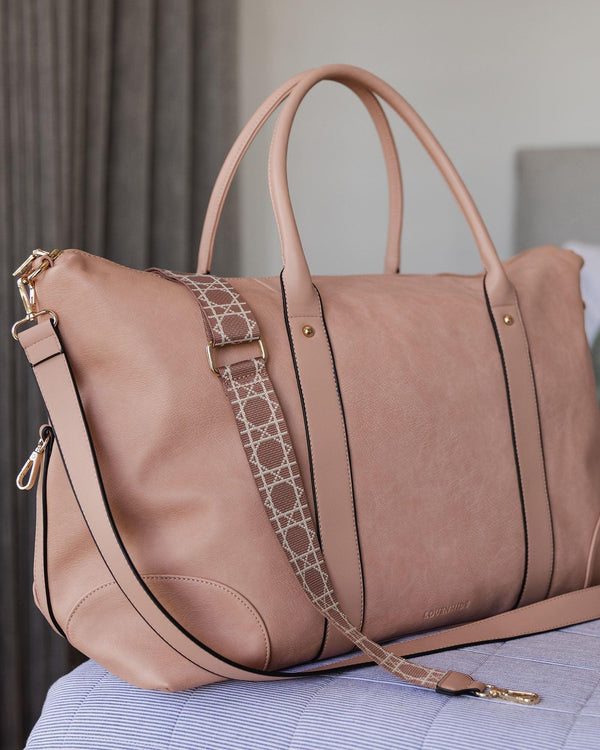 Alexis Weekender Travel Bag Blush Ezra