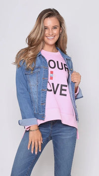 Rylan Denim Jacket Blue Wash