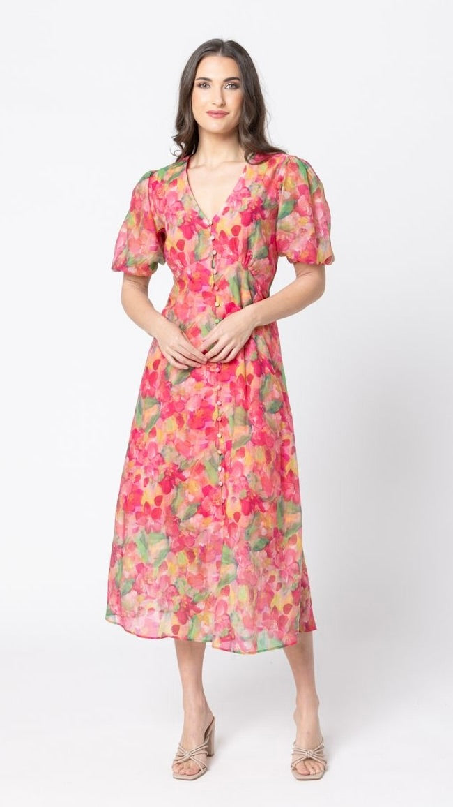 Cheerful Dress Canvas Bloom