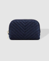 Nina Purse Velvet Navy