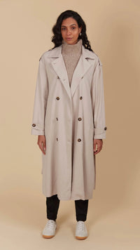Freya Trench Coat Canvas