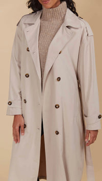 Freya Trench Coat Canvas