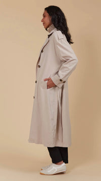 Freya Trench Coat Canvas