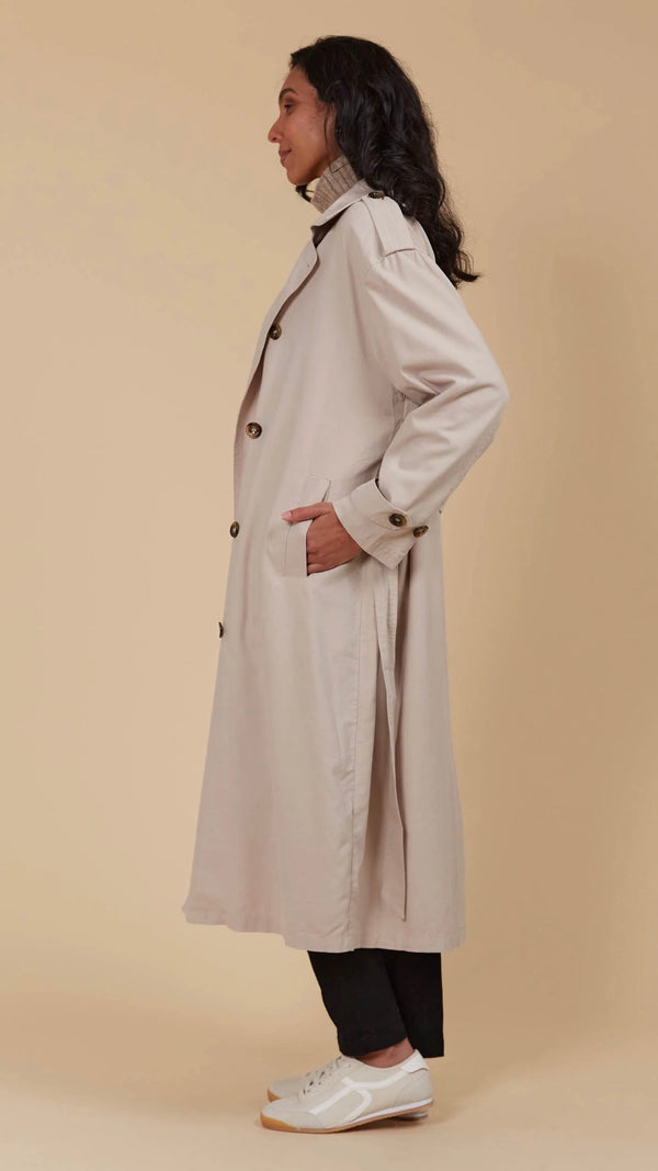 Freya Trench Coat Canvas