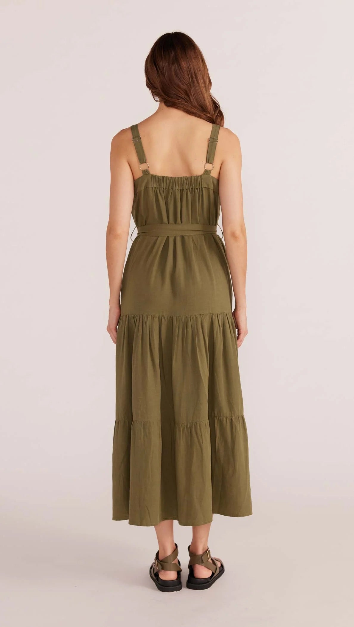 Amara Tiered Midi Dress