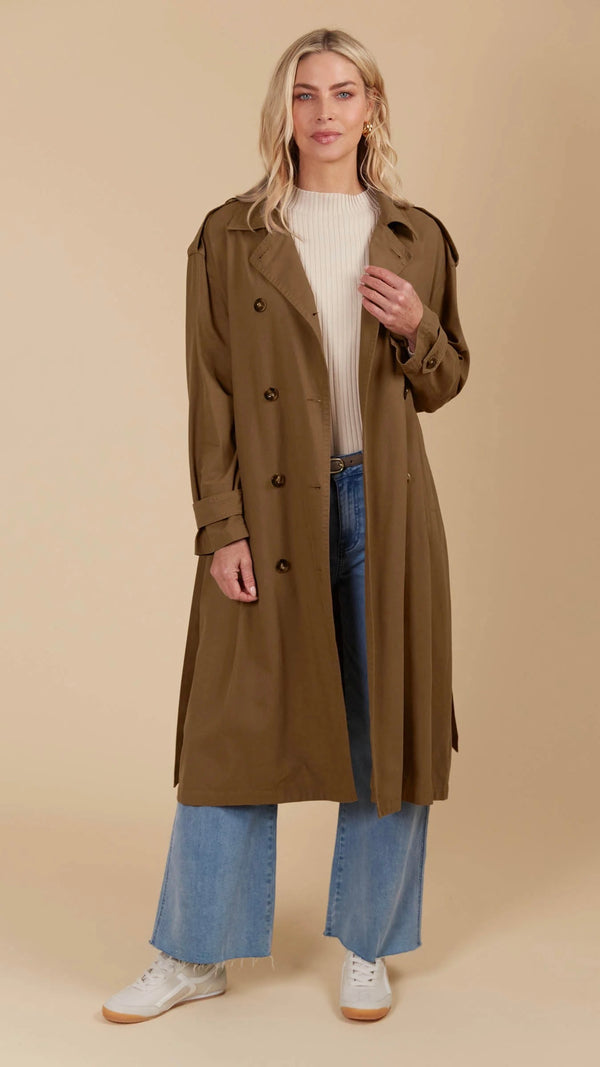 Freya Trench Coat Toffee