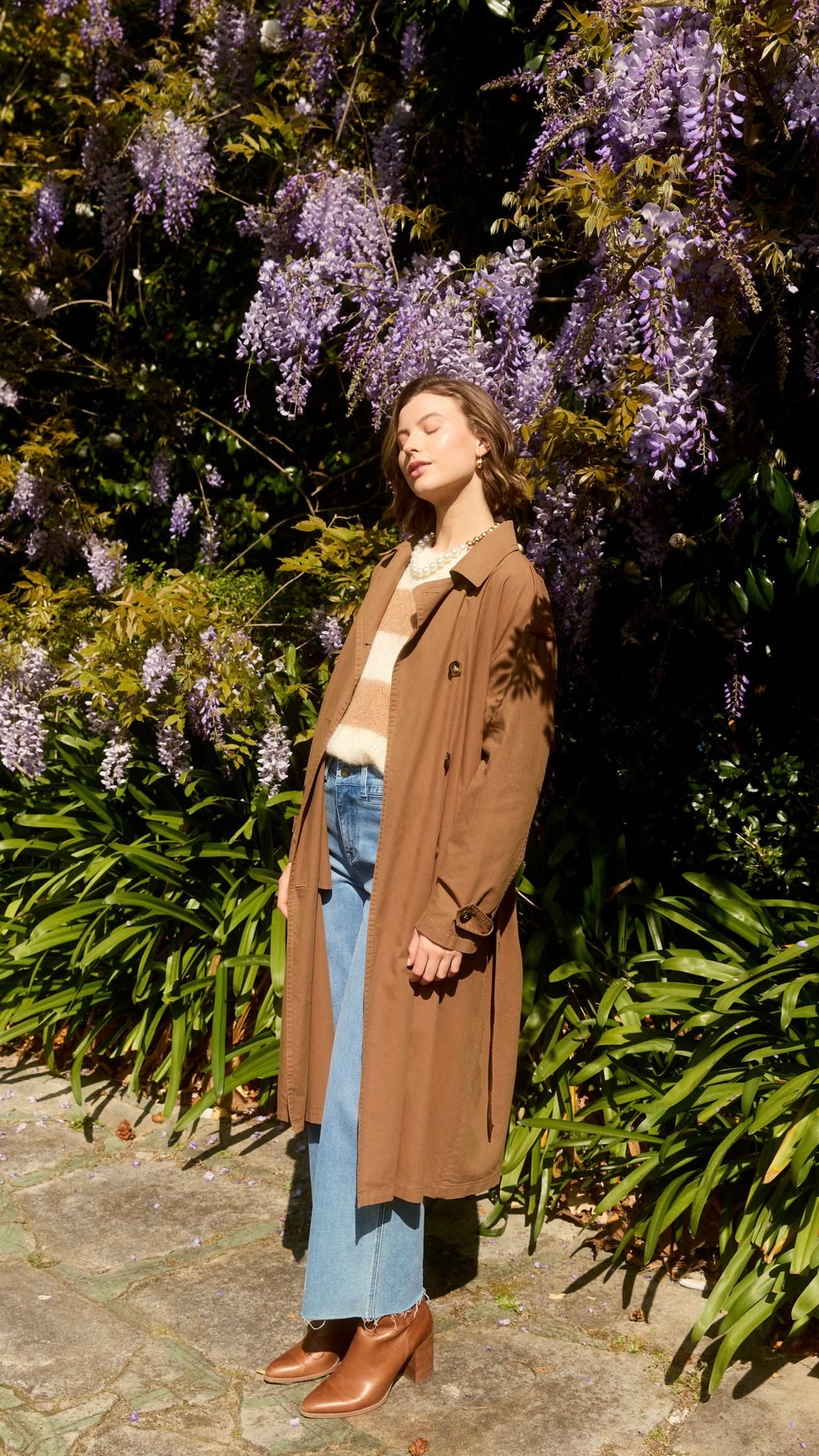 Freya Trench Coat Toffee