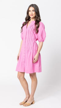 Indulgent Shirt Dress Bubblegum