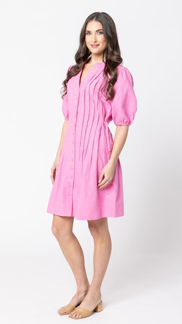 Indulgent Shirt Dress Bubblegum