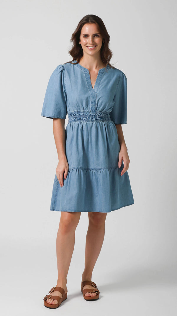 Vida Dress Light Wash